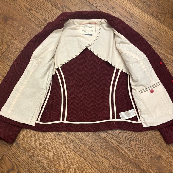 Cartonnier Herringbone Wool Boy Blazer - Picture 7 of 13